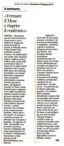 2013 05 05 Corriere del Veneto su Convegno cotro il MOSE-1